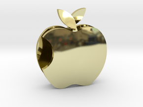 Apple Sculpture in 18K Gold Plated