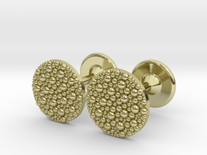 Granulated Cufflinks  in 18K Gold Plated
