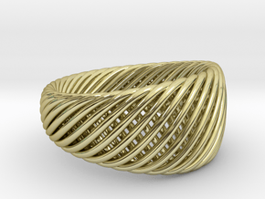 Twisted Ring - Size 5 in 18K Gold Plated