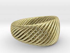 Twisted Ring - Size 4 in 18K Gold Plated