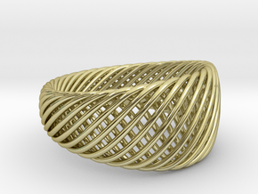 Twisted Ring - Size 10 in 18K Gold Plated