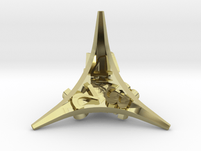 Caltrop d4 in 18K Gold Plated