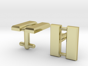 Captain Bars Cufflinks in 18K Gold Plated