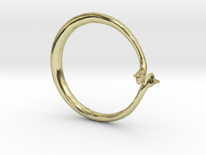Cygnus Olor Swan Ring in 18K Gold Plated