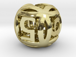 Ball Die in 18K Gold Plated