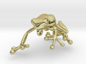 Frog_Pendant_Head in 18K Gold Plated