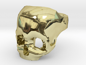 Skull Ring US 7 in 18K Gold Plated