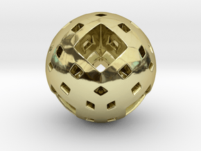 Menger Marble in 18K Gold Plated