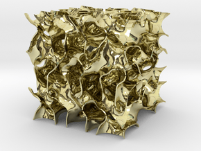 Math Construct #1 in 18K Gold Plated