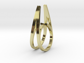 Chalcosoma Double (17mm) in 18K Gold Plated