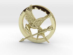 Mocking Jay Pendant in 18K Gold Plated