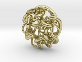 Tangled Knot Pendant (updated) in 18K Gold Plated