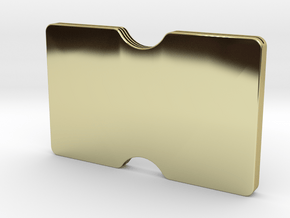 Slimline 3 card wallet in 18K Gold Plated