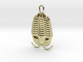 Trilobites Pendant in 18K Gold Plated