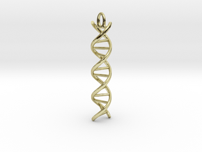 dna helix in 18K Gold Plated
