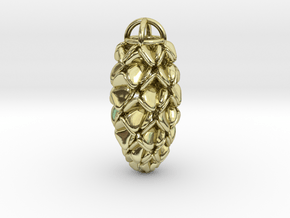 Pinecone Pendant in 18K Gold Plated