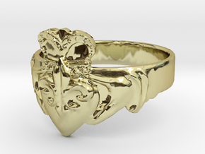 NOLA Claddagh, Ring Size 11 in 18K Gold Plated