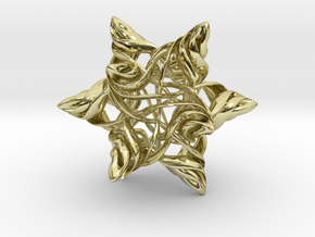 Rhombic Triacontahedron V, medium in 18K Gold Plated