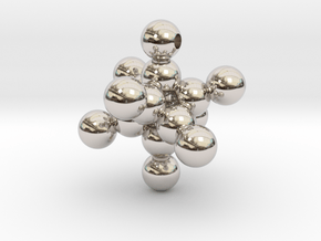Medium Metatron Pendant in Platinum