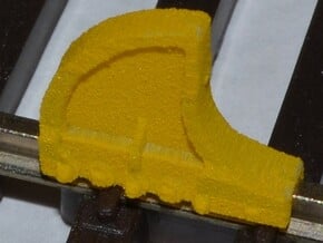6 Bolt Wheel Stop FUD HO 10PK in Tan Fine Detail Plastic