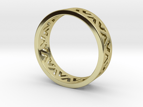 24 Caret Gold Ring (63mm) in 18K Gold Plated