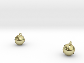 Xmas Ball Earrings in 18K Gold Plated