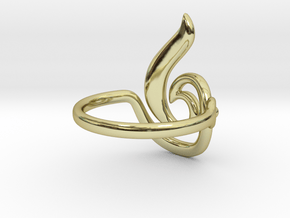 Seed Ring in 18K Gold Plated