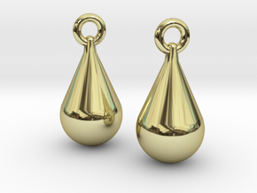 teardrop earrings in 18K Gold Plated