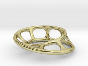Wired Möbius Strip in 18K Gold Plated