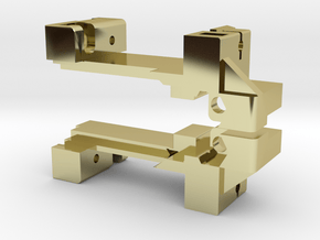Card Rack Mount L & R in 18K Gold Plated