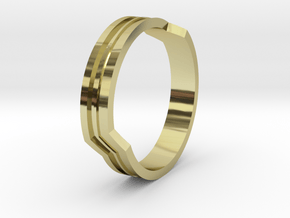 Channel Ring in 18K Gold Plated