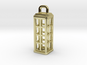 Tardis Lantern 1: Tritium (All Materials) in 18K Gold Plated