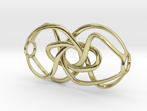 Expanding Knot - Pendant in 18K Gold Plated