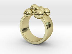 Spheres 14.9 mm in 18K Gold Plated