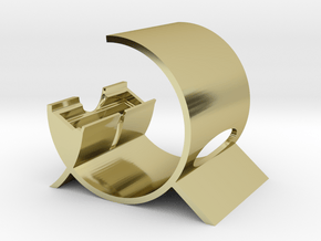 The G - iPhone 4,4s,5 Stand with Parabolic Sound P in 18K Gold Plated