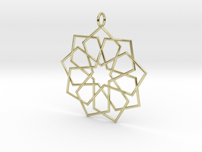 eastern ornament rounded in 18K Gold Plated