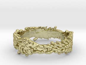 OuroBoros Ring Size 11.25 in 18K Gold Plated