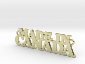 Made in CANADA Pendant in 18K Gold Plated