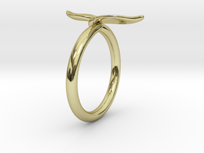 Leaf Ring in 18K Gold Plated
