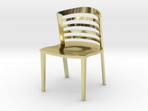 Lowenstein Chair 3.8" tall in 18K Gold Plated