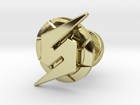 Metroid Symbol Cufflink in 18K Gold Plated