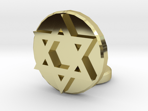 Star of David in 18K Gold Plated