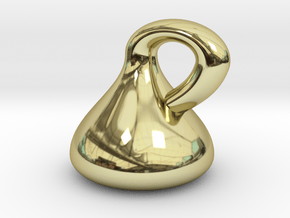 Klein Bottle - Non-Orientable Surface in 18K Gold Plated