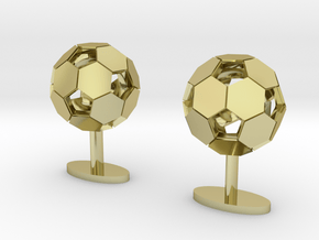 Soccer Cufflinks in 18K Gold Plated