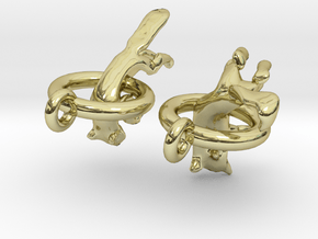 Fox Earrings in 18K Gold Plated