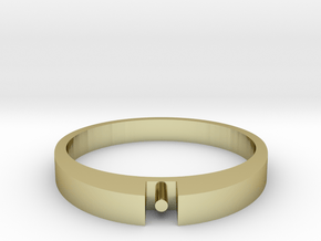 1-bit ring (US8/⌀18.2mm) in 18K Gold Plated