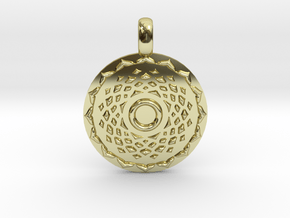 SAHASRARA Crown Chakra Jewelry Pendant in 18K Gold Plated