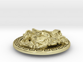 Medusa pendant in 18K Gold Plated