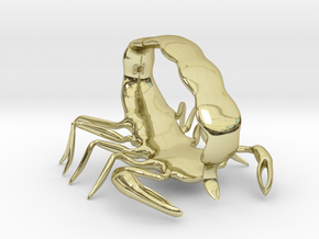 Scorpion Strike Pose in 18K Gold Plated