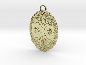 Celtic Tree Pendant in 18K Gold Plated
